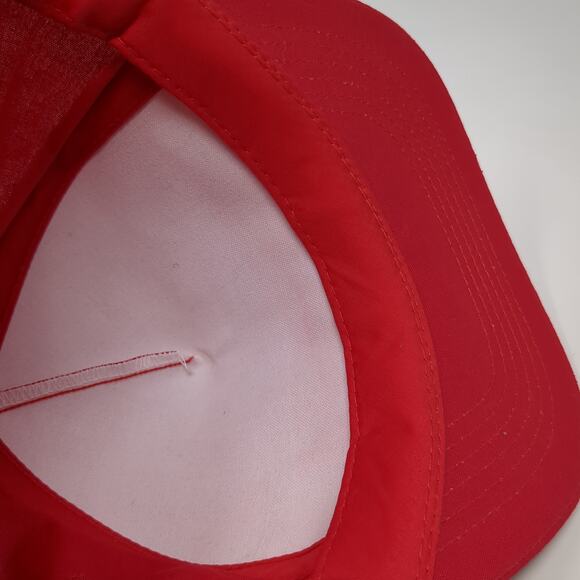 Pontiac GMC Strapback Trucker Hat Red One Size Rope YoungAn Hat Vintage - Picture 9 of 10